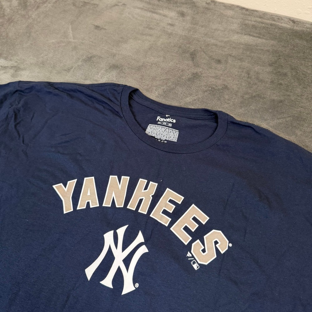 Fanatics Aaron Judge T Shirt‎ Mens 2XL XXL Navy Blue Yankees Graphic Tee